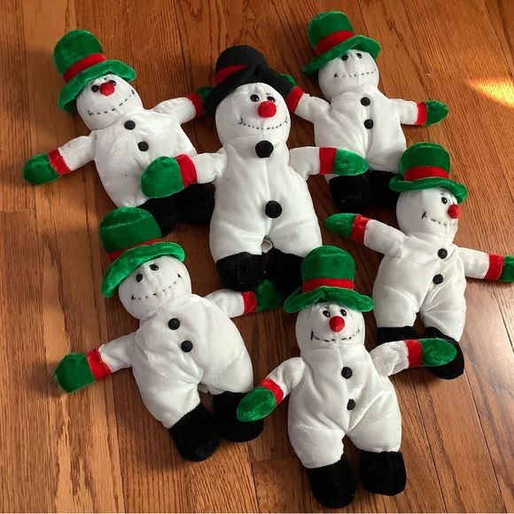 Other - Set of 6 Snowman Plush